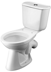 Унитаз-компакт "", косой выход, сиденье полипропилен, крепление в комплекте ZZ Santek Бриз 1WH202569