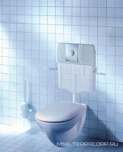 Смывной бачок скрытого монтажа  GD2 для пристен. унитазов, пневматический смывной клапан ZZ Grohe Rapid SL 38661000