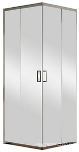 Душевой уголок 900х900х1950мм, квадрат, (стекло прозрачное 5мм, фурн.цв.хром),  ZZ Vincea City VSS-5CT900CL
