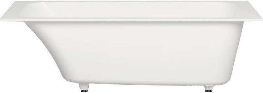 Ванна 1700х700хh600мм, литой камень S-Sense, матовый цв.белый, регулируемые ножки, без стандартного слива-перелива,  ZZ Salini Orlanda 102011M