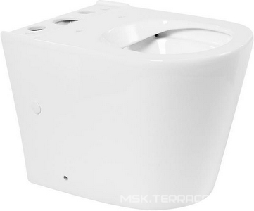 Чаша напольного, безободкового унитаза, (крепеж к полу в компл.),  BelBagno Flay-R BB2149CPR