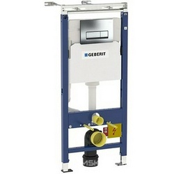 Комплект  Система инсталляции для унитазов Geberit Duofix Платтенбау 458.125.21.1 4 в 1 с кнопкой смыва| 55x38x35