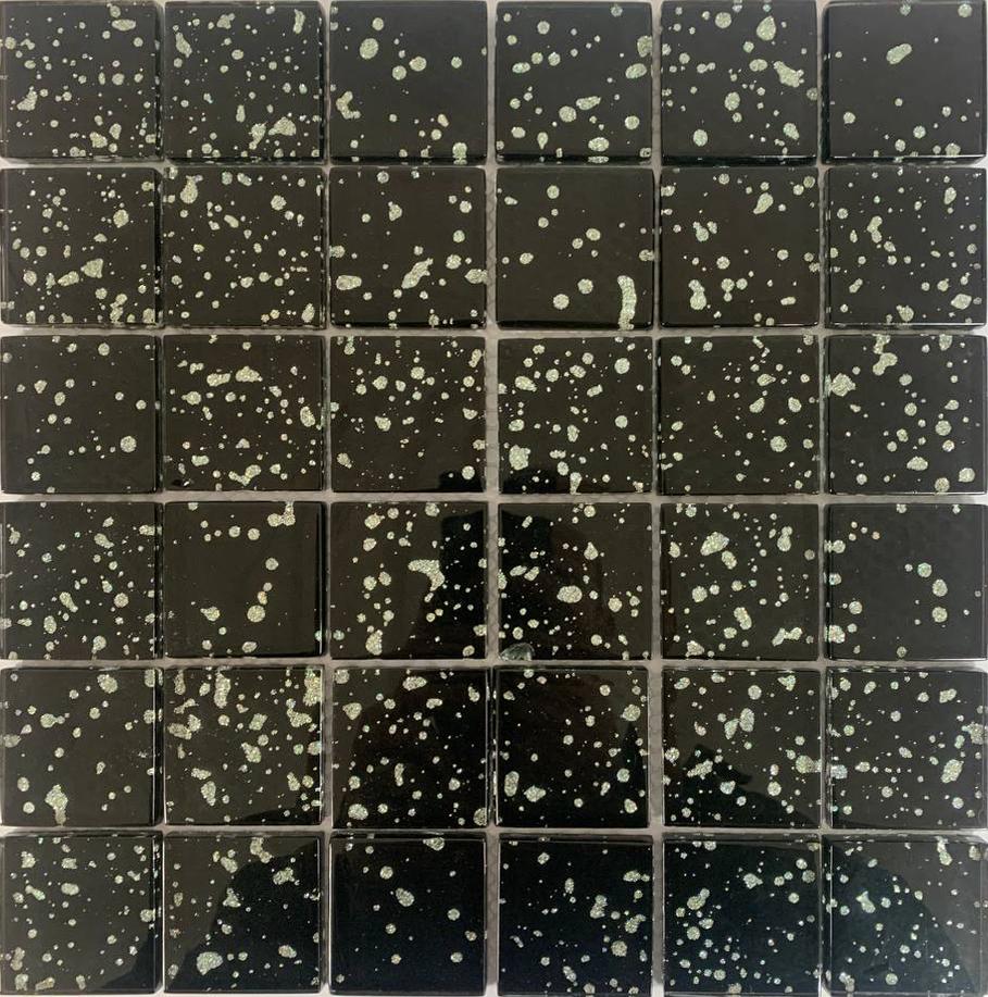 Мозаика Спектр-М Микс стекло Мозаика из стекла на сетке S10-084 ZZ |30x30
