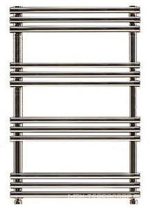 П-сушитель h735*500мм,(подкл.442мм) на открытые сист.отопл., до 16bar,W408,G 1/2,(крепл,клап Маевск.в компл),БЕЗ кр/перек.,(полир.н/сталь),  ZZ Cordivari Sandy 3551440130254 / 3551440130154