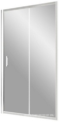 Дверь в нишу ZP, 120x190 см, двухстворчатая раздвижная, профиль белый, стекло сатин с покрытием BriteGuard  ZZ