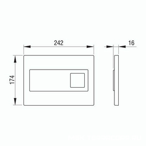 Комплект для установки подвесного унитаза, (застенный модуль, крепёж, панель 2-го смыва пластик Diamond, цв.БЕЛЫЙ), Pestan  ZZ Pestan Fluenta SET40006356DW