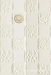 Bianco/Platino Decori Acqua/Dama Decorato (1 medusa ogni 8 pezzi)  XX|25x75
