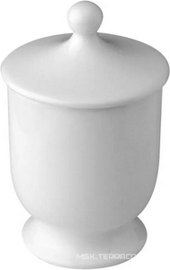 Баночка с крышкой высокая, настольная (цв.керамика антик),  ZZ Nicolazzi Classica 6004A