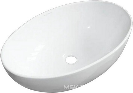 Раковина накладная " Cut 53" 53х34 см Санита, цвет белый Sanita Luxe Ringo WB.CT/Ringo/54-N.Cut/WHT.G/S1 (RNGSLWB01C)