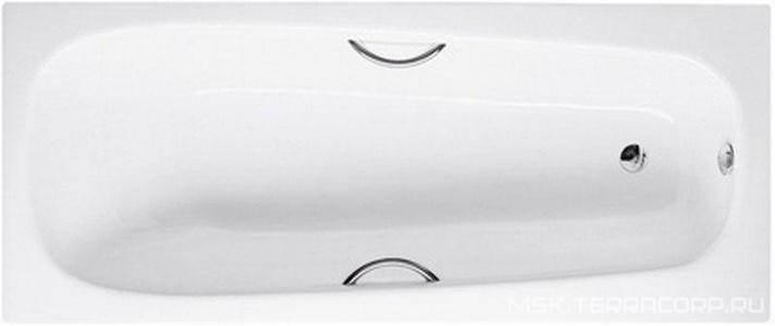 Ванна 180х80хh42(56)см,с шумоиз, (БЕЗ ручек арт.B080-901cr, без ножек арт.B23-1500), (цв.белый с Glaze Plus),(д/станд.слива-перел.), KL Bette Bette Form Safe 3800-000 2GR, AD, PLUS