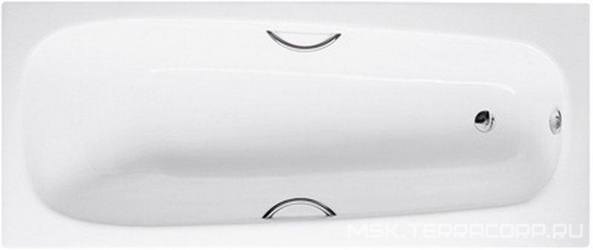 Ванна 180х80хh42(56)см,с шумоиз, (БЕЗ ручек арт.B080-901cr, без ножек арт.B23-1500), (цв.белый с Glaze Plus),(д/станд.слива-перел.),Bette Form Safe KL