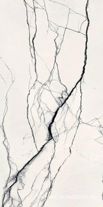 Керамогранит для пола и стены Florim Magnum B&W Marble Breach Matte 20x240 765539