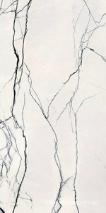 Керамогранит для пола и стены Florim Magnum B&W Marble Breach Matte 20x240 765539
