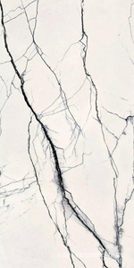 Керамогранит для пола и стены Florim Magnum B&W Marble Breach Matte 20x240 765539