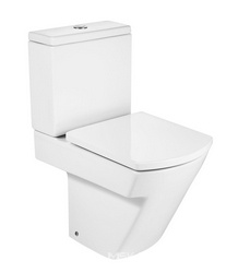 Унитаз-компакт Roca Hall 342627000 открыт сзади| 59x36x76