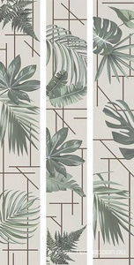 Декор Azori Azolla Комплект бордюров 1 AZOLLA (3 штуки в комплекте) 6,2х121,5 XX6.2х40.5 588011002