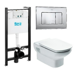 Комплект Roca Dama senso подвесной унитаз 55x35x35 Roca Dama Senso s343091