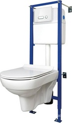 Комплект Cersanit City New Clean On унитаз| 53x37x35