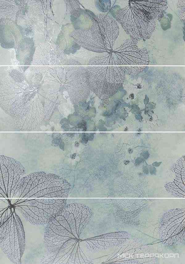 Deco Pearl Dream Turquoise Set A (4 pz) ZZ| 31,6x90
