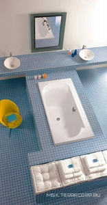 Акриловая ванна  170x75, прямоугольная (БЕЗ каркаса, слива-перелива арт.E70174-CP и панели) ZZ Jacob Delafon Elise E60279-00