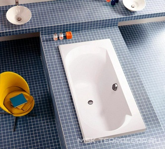 Акриловая ванна  170x75, прямоугольная (БЕЗ каркаса, слива-перелива арт.E70174-CP и панели) ZZ Jacob Delafon Elise E60279-00