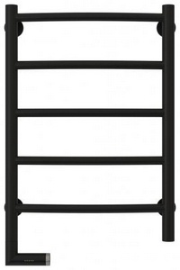 Полотенцесушитель " 2.0" 800*600 мм, электрический, пульт управления слева, в комплекте 4 телескоп.кроншт. цв. ЧЕРНЫЙ матовый ZZ Сунержа Галант 00-5200-6040