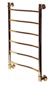 Полотенцесушитель "" волна 800*500 мм, подключение 1"*3/4, установочный набор в комплекте, цв.античная бронза ZZ Ника ЛВ ЛВ 80/50 / Antique Bronze
