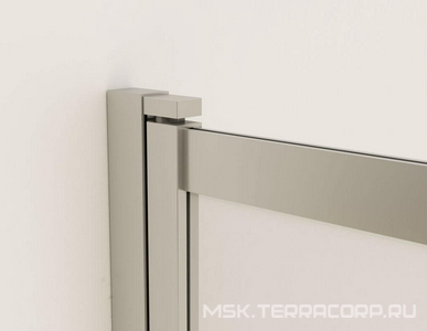 Душевая шторка на ванну, раздвижная 1000(607-990)хh1400мм, (профиль цв.хром, стекло прозрачное 5мм), Vincea ZZ Vincea Универсал VSB-1E100CL