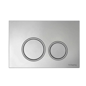 К-т д/установки подвесн.унитаза,(застен.модуль, крепёж, прокладка звукоиз, панель 2-го смыва пластик цв.ХРОМ глян.,контур клавиш хром),  R Tece TECEspring S401101 / старый арт.K955101