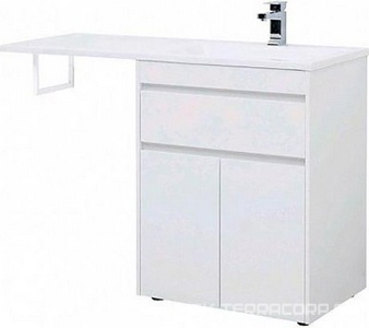 Раковина "Даллас" -130 см, правая (чаша справа) для мебели "" ZZ Aquanet Токио 235502