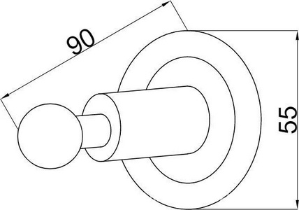 Крючок Murano Cristal 10906-CRST-BR, подвесной, цв. бронза ZZ Boheme Универсал 10906-CRST-BR