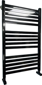 Полотенцесушитель "" Modern 1000*500 мм, подключение 1"*3/4, установочный набор и запорный вентиль в комплекте, цв.черный матовый ZZ Ника ЛМ-6 ЛМ-6/Модерн/ 100/50 черный мат