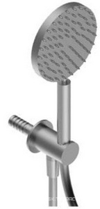 Душевой набор (ручной душ ?140, кронштейн совмещённый со шланговым подсоединением, шланг цв.белый 150см), (цв.нерж.сталь),  ZZ Zazzeri Z316 3300 Q419 A02