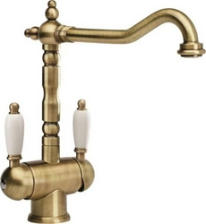 Смеситель Franke Old England 115.0028.204 для кухонной мойки| 14x28x27