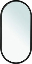 Зеркало овальное 1000х500 мм с LED-посветкой и сенс.выключателем, (цвет черный),  ZZ Allen Brau Infinity 1.21016.BL