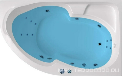 Акриловая ванна Marka One Diana 01ди1710пГМпрпл Премиум| 170x105x47