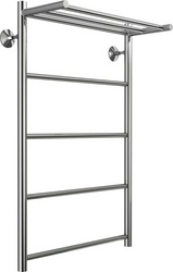 Полотенцесушитель STELMIX форма "Прямая с полкой"  водяной П5 500х800 мм, БЕЗ фитингов, цвет хром XX