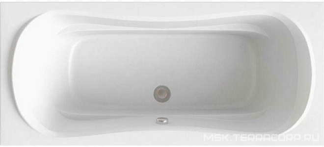 Ванна акриловая  180х80 см (БЕЗ каркаса n164451 и сифона 19649), ZZ Bas МАЛЕ В 00125