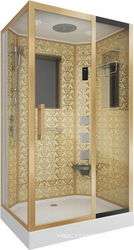 Душевая кабина Niagara Lux 7711GR золото| 120x220x90