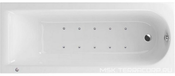 Акриловая ванна Excellent Actima Aurum Aero 170x70| 170x70x44