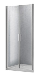Душевая дверь 600х195 мм, стекло-рифленое Punto, профиль-хром,  ZZ BelBagno Sela SELA-B-2-60-P-Cr