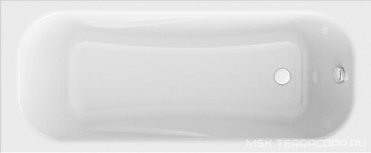 Ванна акриловая  170x70x41 см (без панели и ножек), цвет белый ZZ 1Marka Classic 01кл1770А