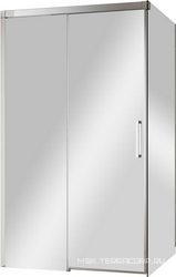 Душевой уголок 1300(1275-1325)х800(980-1005)хh1950мм, прямоугольный, правый/левый, вход 535мм, (стекло прозр. 8мм, фурнит.цв.хром), Duet Soft ZZ