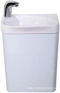 Тумба подвесная ""-40 см, БЕЗ раковины, цвет белый ZZ Velvex Bio 
TpBIO.40-21