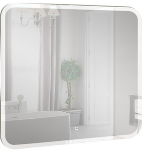 Зеркало  700х680, LED-подсветка с диммером, сенсорный выключатель ZZ Azario Стив ФР-00001136