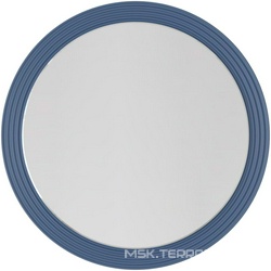 Зеркало 800x25x800мм, с встроенной LED подсветкой, выкл. датчик движения, (цв.синий матовый), Terra ZZ
