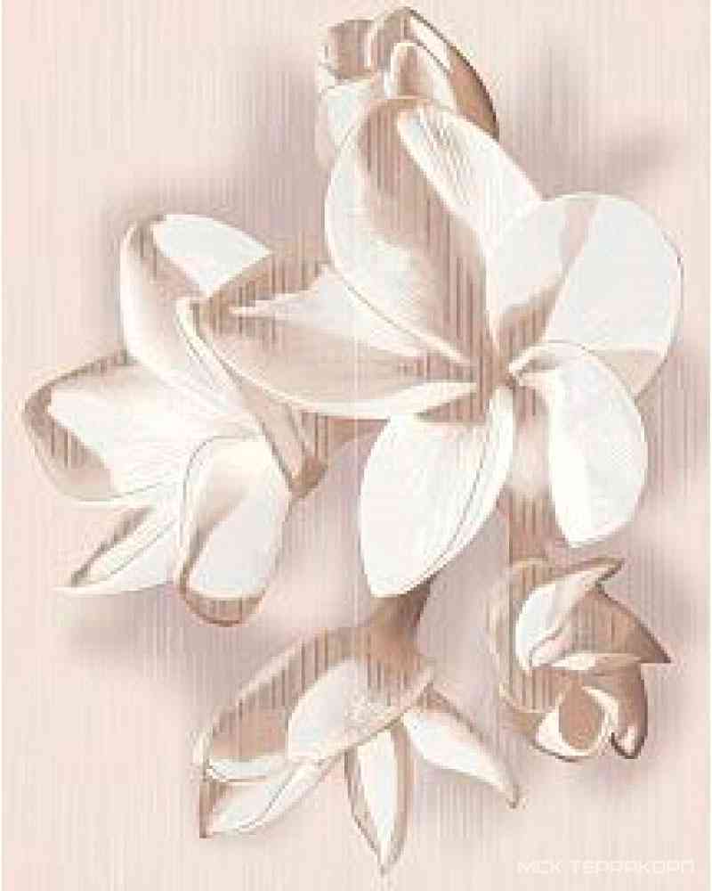 Панно Amati Plumeria  beige (2 шт) ZZ40.5x50.2