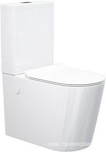   унитаз-компакт с крышкой Soft-close БЕЗОБОДКОВЫЙ, ZZ Sole TORR УТ000030191