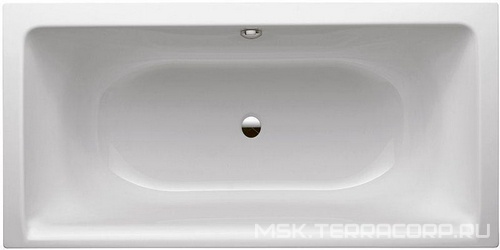 Ванна 190х90хh45(59)см, с шумоизоляцией, (БЕЗ ножек арт.B23-1500 и удлинённого слива-перелива), (цв.белый с антислип, с Glaze Plus), Bette Free ZZ