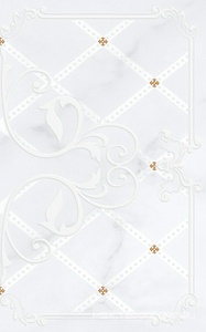 Декор Gracia ceramica Милана  св декор 01 25x40 010300000190